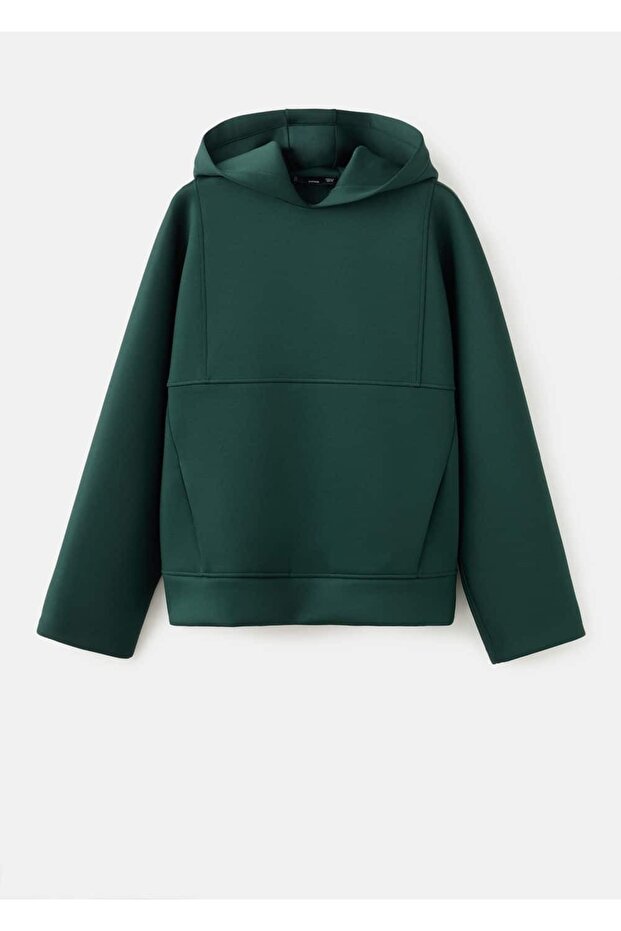 Geniş kesimli kapüşonlu - 3