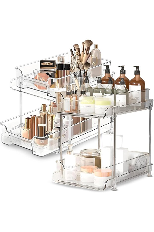2-Tier Under Sink Pull-Out Organizer (2 Pack)