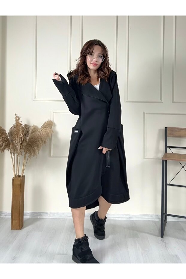 Tasarım Peluş Hırka - 1