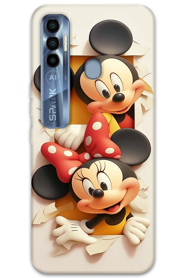 Tecno Spark 7 Pro Case Hd Pattern Printed Back Cover - Mickey 2