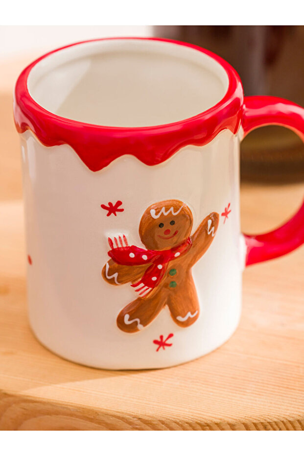 Sparkling Choices from Shining Store |   Porcelain Mug with Cookie Man Figure 270 ml - 3