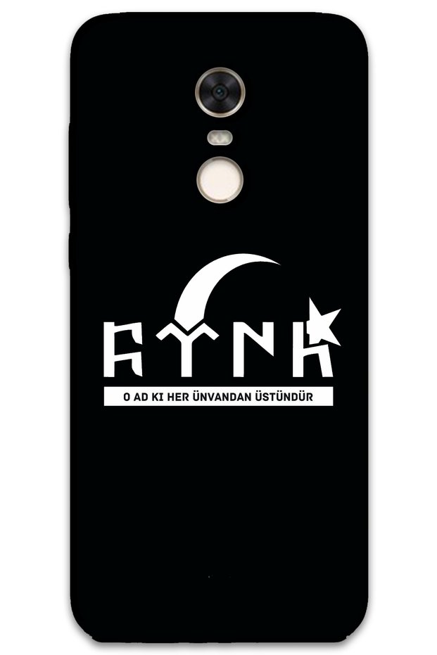 Xiaomi Redmi 5 Plus Case Hd Pattern Printed Back Cover - Turkish