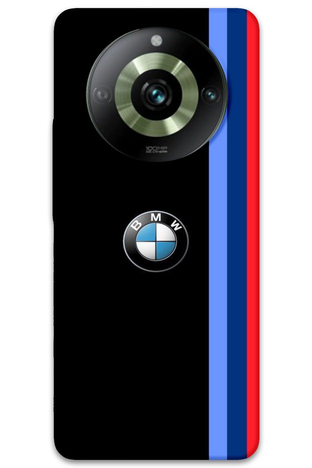 غطاء خلفي لهاتف Realme 11 Pro Plus بنمط HD مطبوع - ثلاثة خطوط سوداء