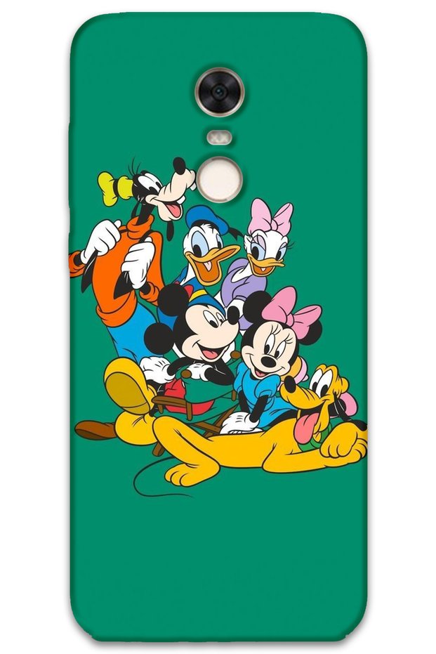 Xiaomi Redmi 5 Plus Case Hd Pattern Printed Back Cover - Mickey 1
