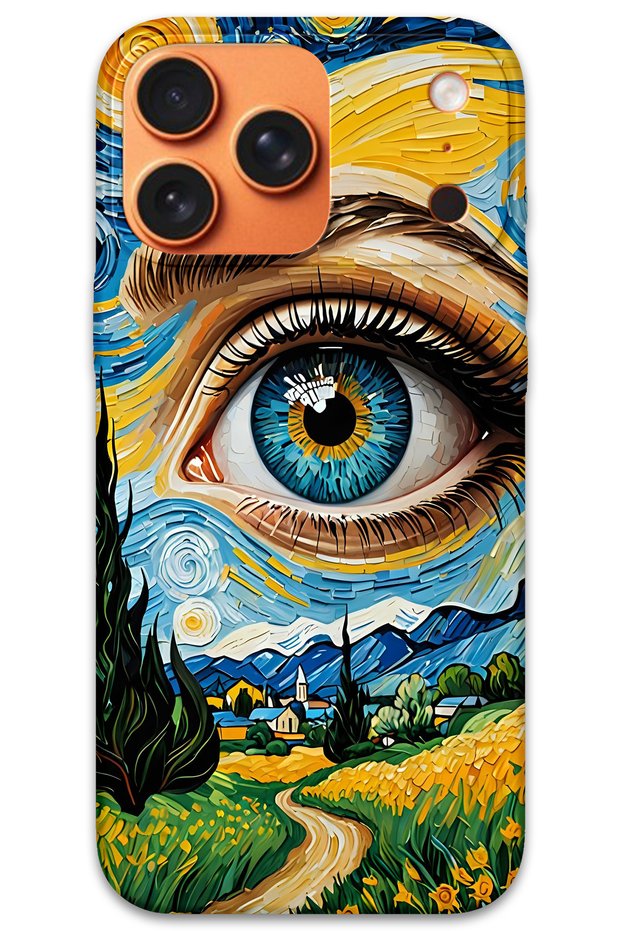 غطاء خلفي لهاتف iPhone 17 Pro Max بنمط HD مطبوع - Art Eye