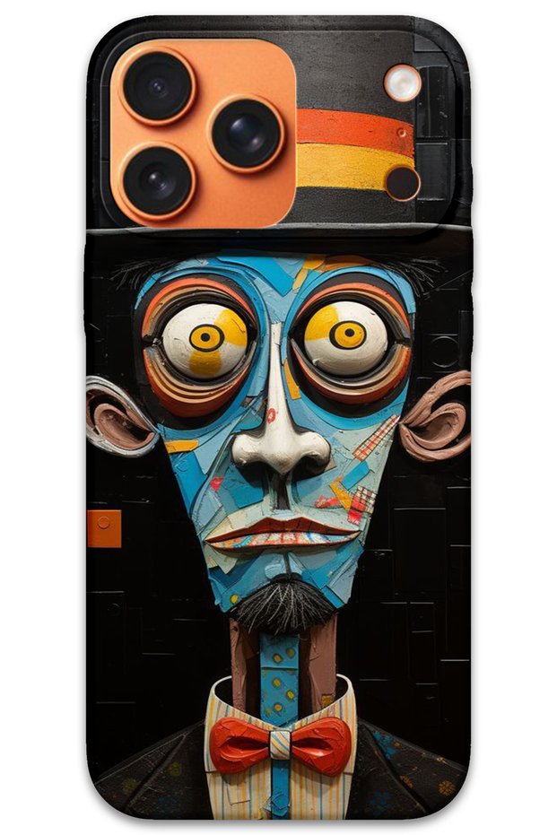 iPhone 17 Pro Max Case Hd Pattern Printed Back Cover - Silent Scream