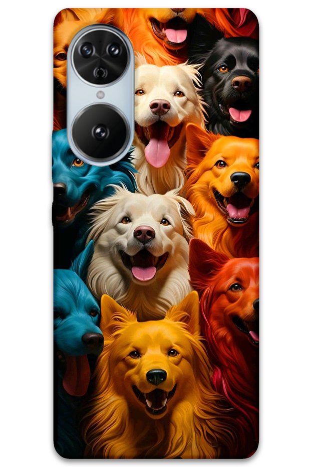 Reeder S19 Max Pro S Edge Case Hd Pattern Printed Back Cover - Colorful Dogs