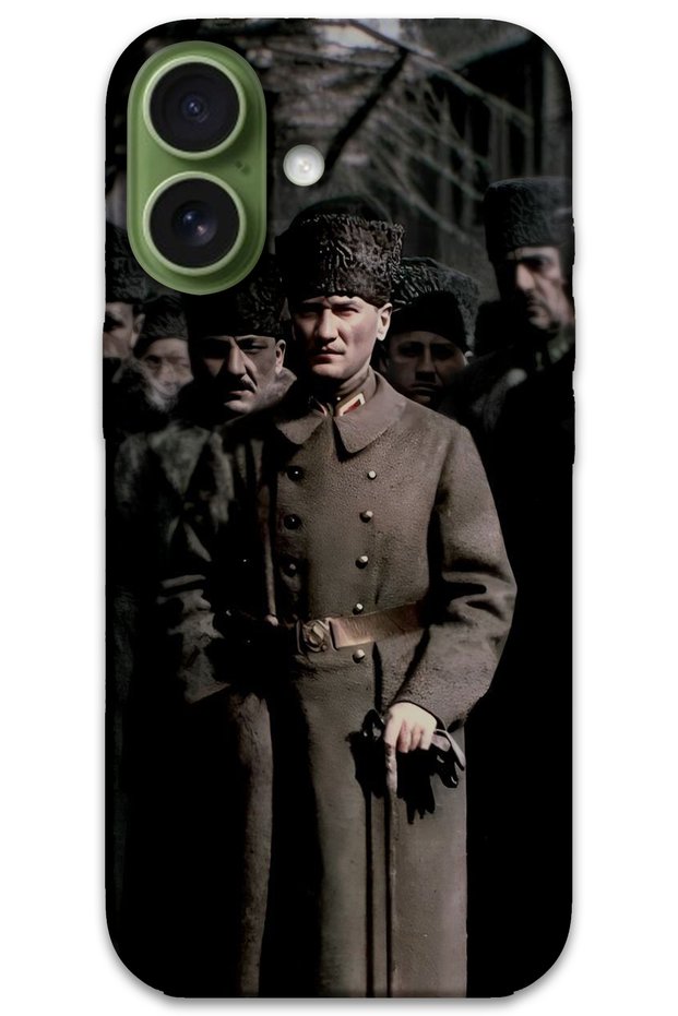 iPhone 17 Case Hd Pattern Printed Back Cover - Ataturk Kalpak