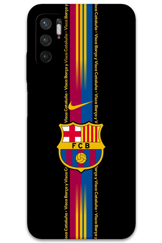 غطاء خلفي لهاتف Xiaomi Redmi Note 10 5G بنمط HD مطبوع - برشلونة