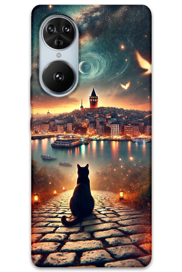 Reeder S19 Max Pro S Edge Case Hd Pattern Printed Back Cover - Cat Galata