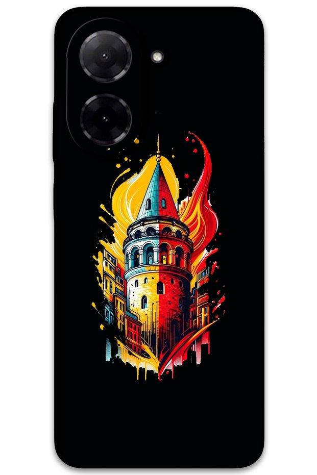 Xiaomi Redmi A5 4g Case Hd Pattern Printed Back Cover - Yellow Red Galata