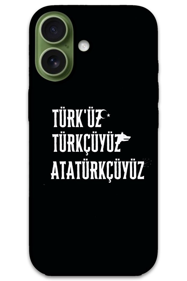 غطاء خلفي لهاتف iPhone 17 بنمط HD مطبوع - تركي