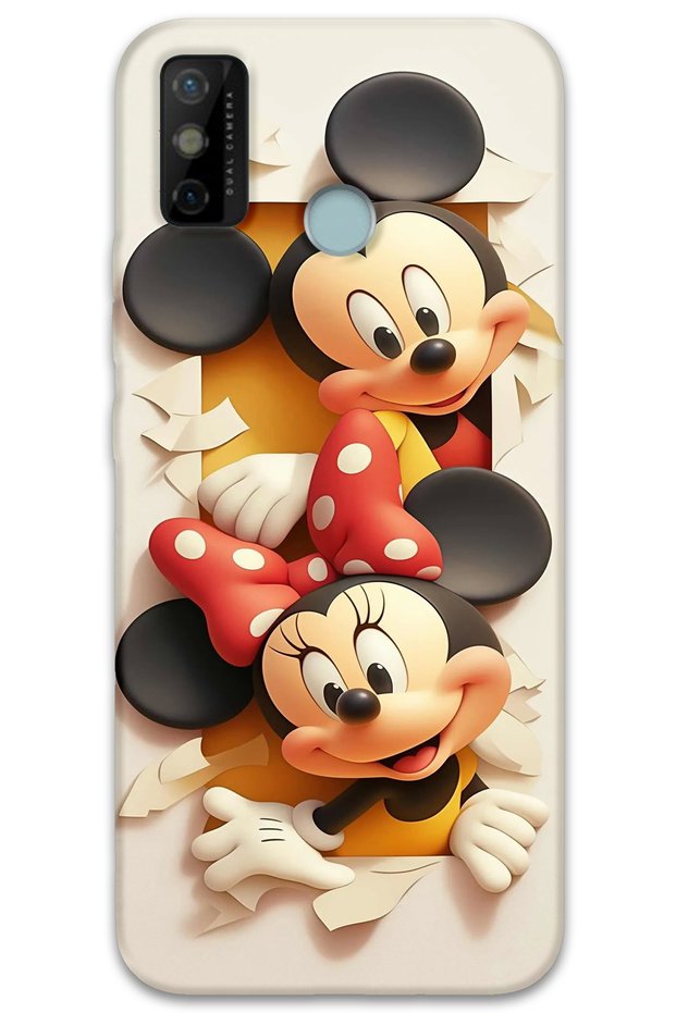 Tecno Spark 6 Go Case Hd Pattern Printed Back Cover - Mickey 2