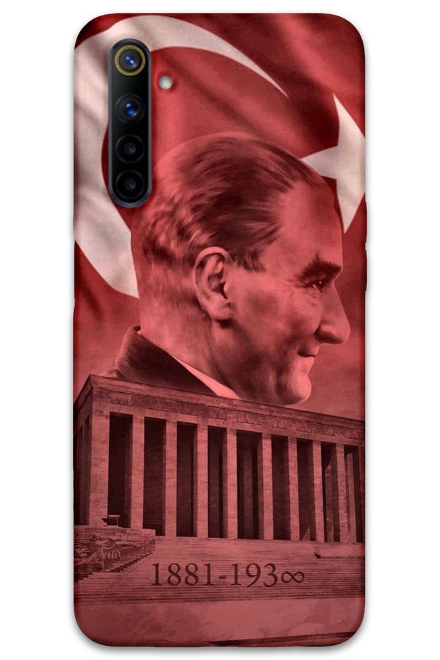 Realme 6 Case Hd Pattern Printed Back Cover - Ataturk Anımlabir
