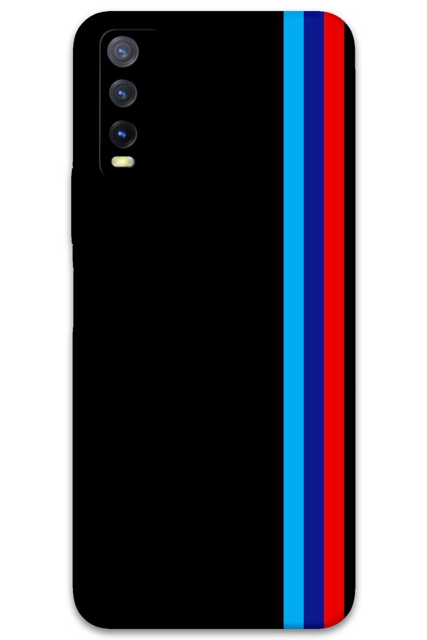 Vivo Y20 / Y11S Case Hd Pattern Printed Back Cover - Three Stripes