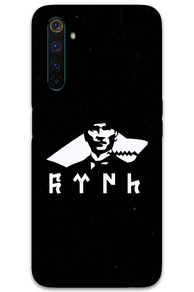 Realme 6 Pro Case Hd Pattern Printed Back Cover - Ataturk Wolf