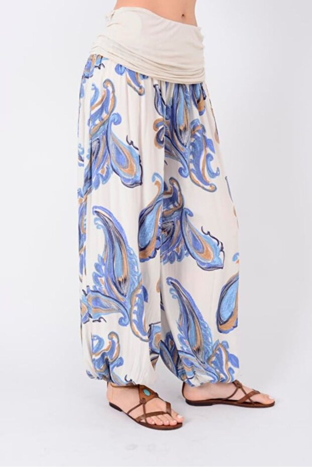 Women's Shawl Pattern Shalwar Pants