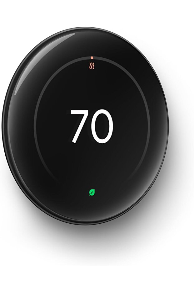 Nest Learning Thermostat (4th Gen, 2024) with Nest Temperature Sensor - Polished Obsidian - 2