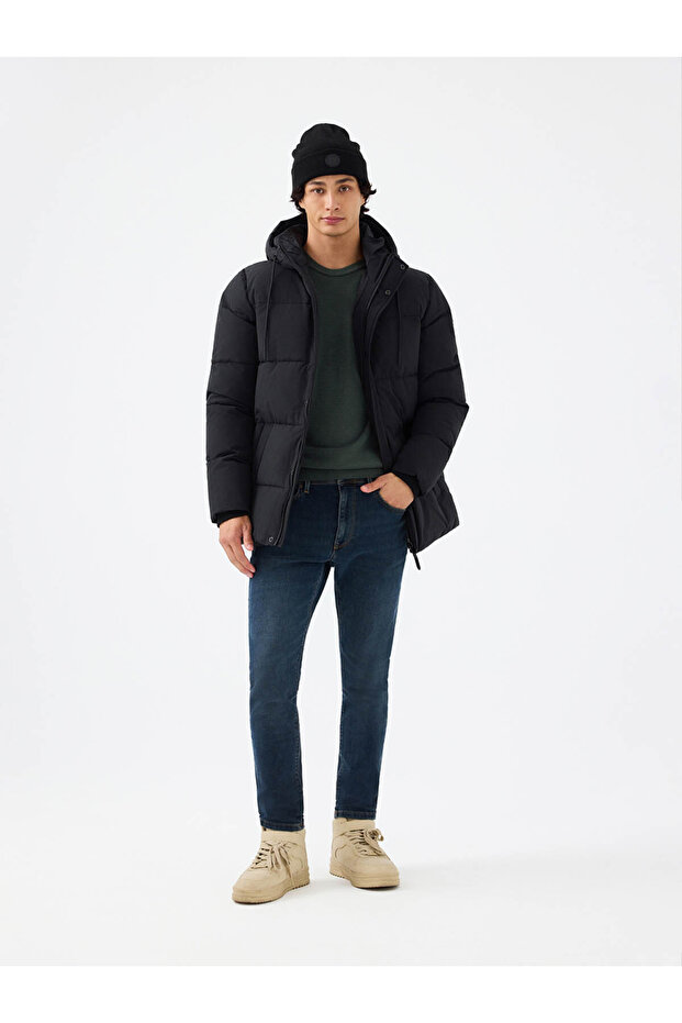 Siyah Erkek Mont Lf2041059 - 2