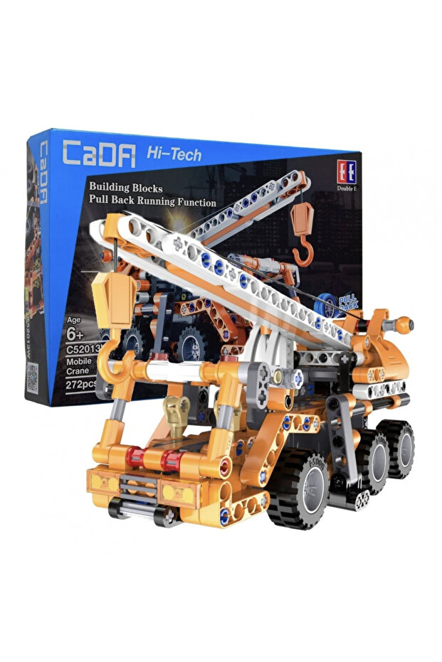 Set de construcție macara funcțională - 272 piese - 1