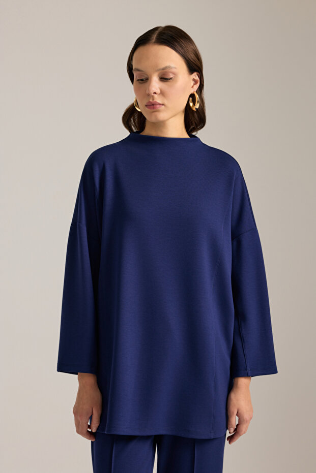 Beli Lastikli Viscon Örme Pantolon - 1