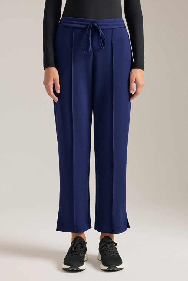 Beli Lastikli Viscon Örme Pantolon - 2