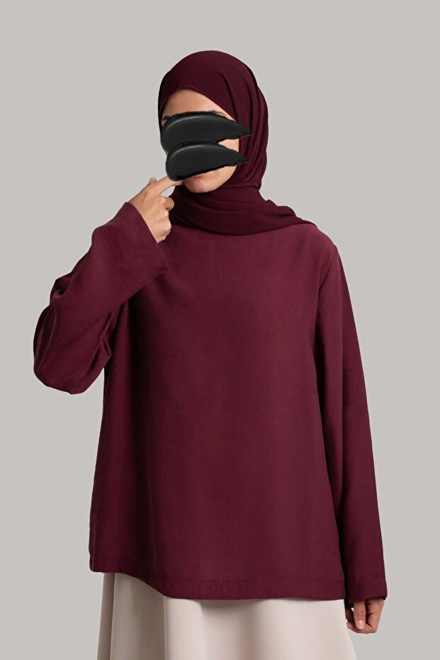 Μπλούζα Modal - Βουργουνδία - 8