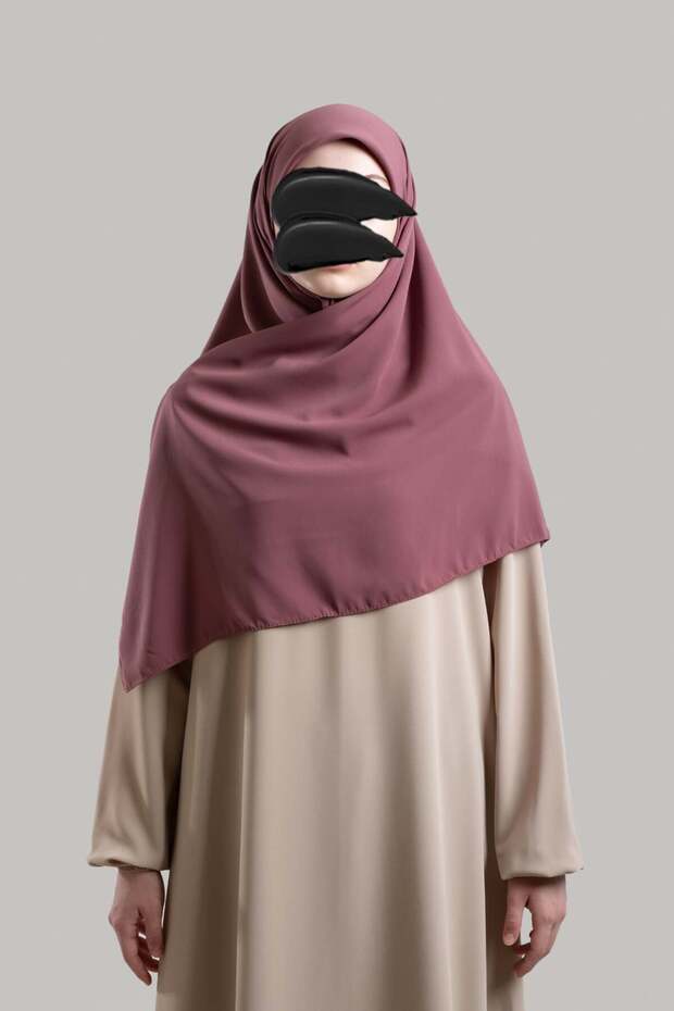 Medina Silk Soft Large Scarf - Rose