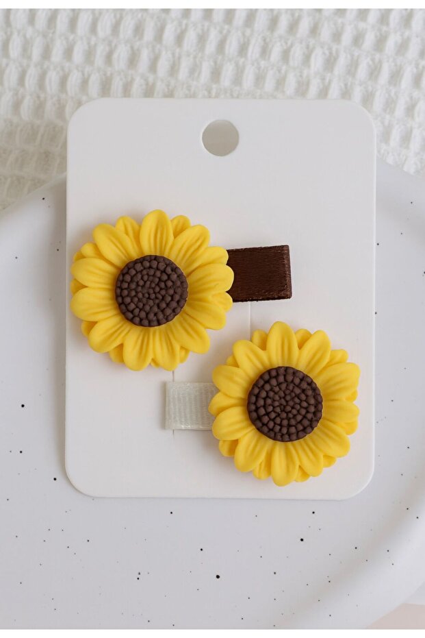 2'Lİ AY ÇİÇEĞİ KLİPS TOKA - 1