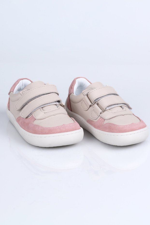 K.5000 Barefoot Genuine Leather Sports Shoes İ.B.P.-Beige-Powder - 22