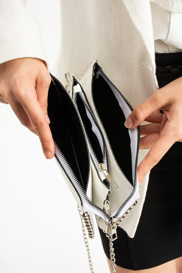 Mini boncuklu çanta - 3