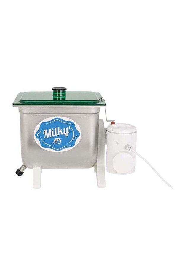 Electric Butter Churning/Extractor Machine 550W 10 L FJ 10 - Silver/Green