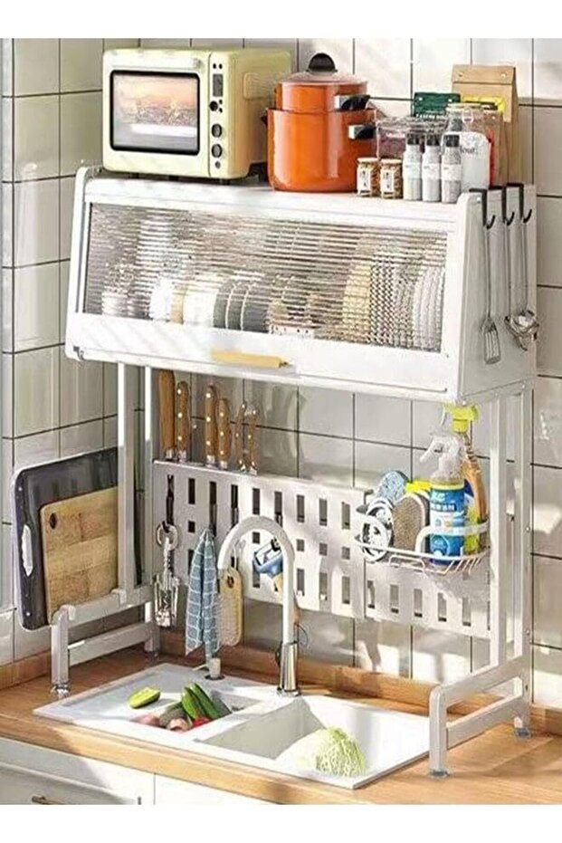 Multi Layer Kitchen Sink Drain Board Rack - 1