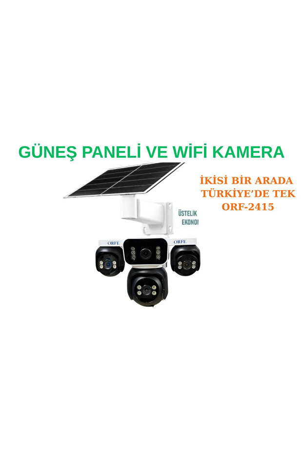 GÜNEŞ PANELLİ WİFİ KAMERA - 2