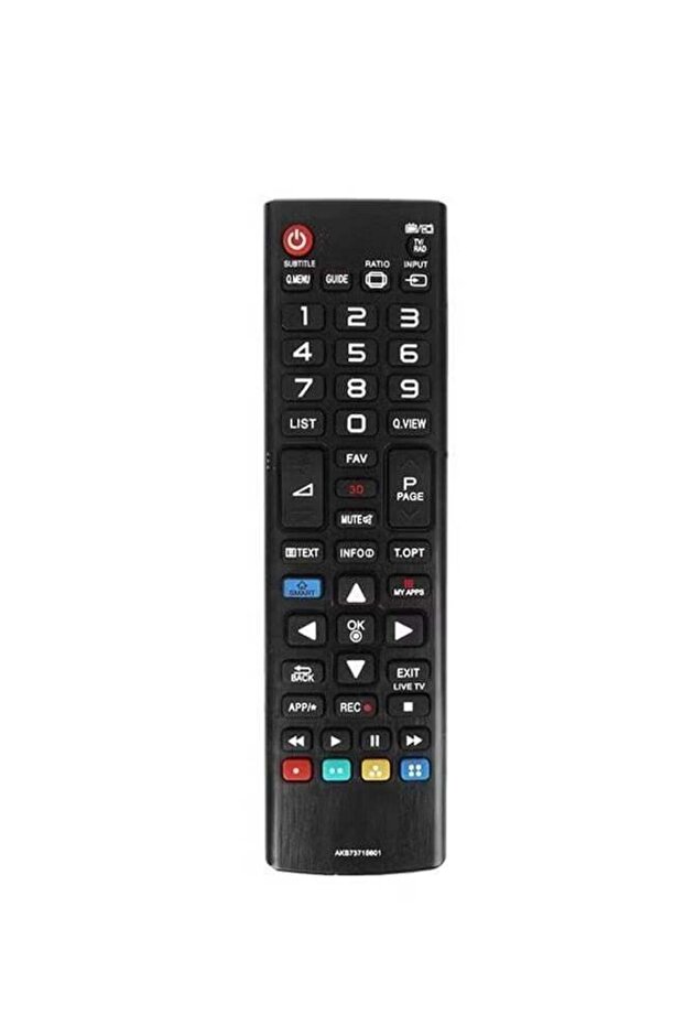 Universal Remote Control For Television - Black