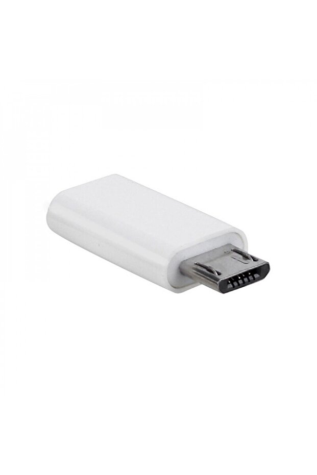 Adaptor Type-C la Micro-USB 2,6 cm Alb - 2