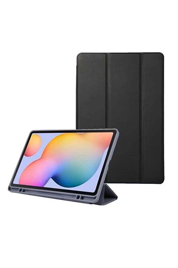 Samsung Galaxy Tab S6 Lite 2022 3-Folding PU Leather Case - Black