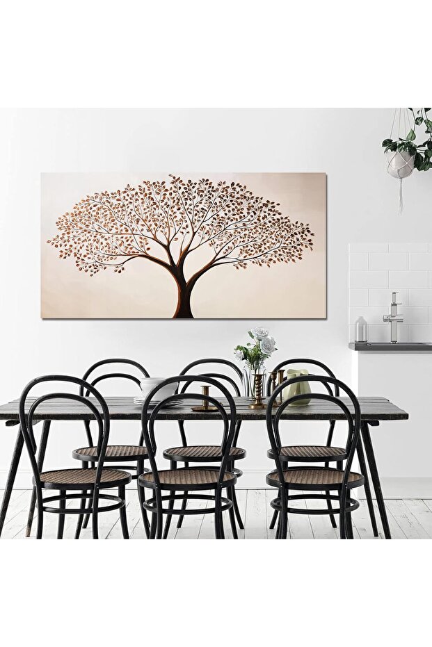 Colorful Abstract Landscape Wall Art (60x120 cm) – Modern Framed Canvas Print