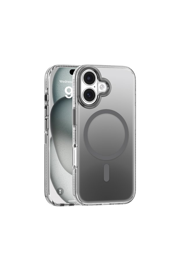 iPhone 17 Compatible Case M-Safeli Anti-Yellowing Resistant Icesense Series Cover Gray