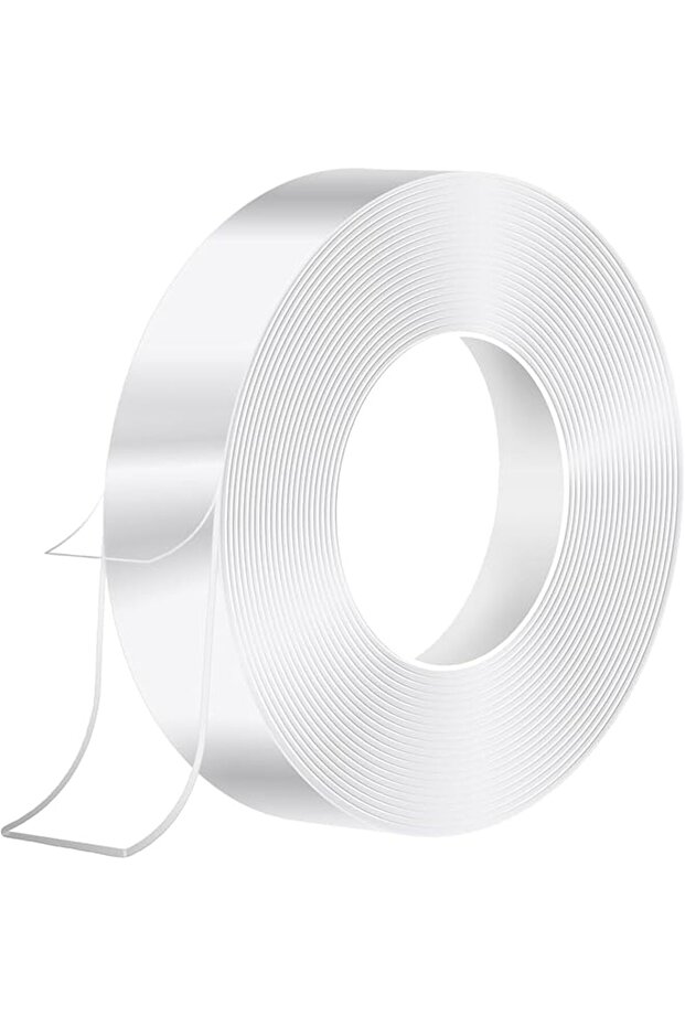 Double Sided Tape Heavy Duty Waterproof Acrylic Clear Removable (3M x 3CM x 2MM)