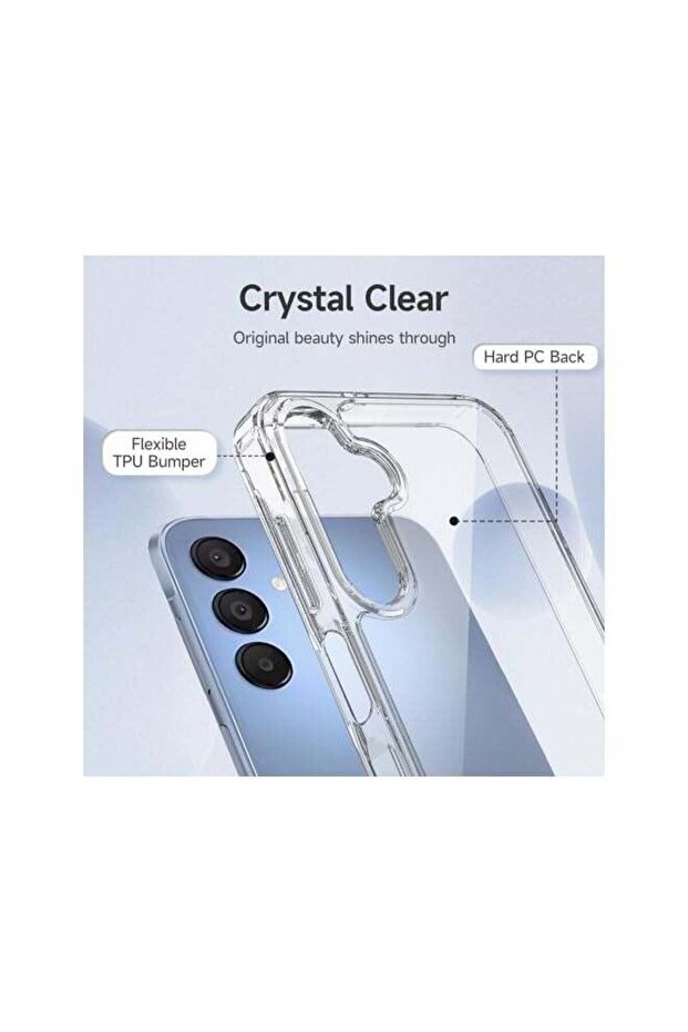 Crystal Clear Case for Samsung Galaxy A15 (2024) 6.5 inch