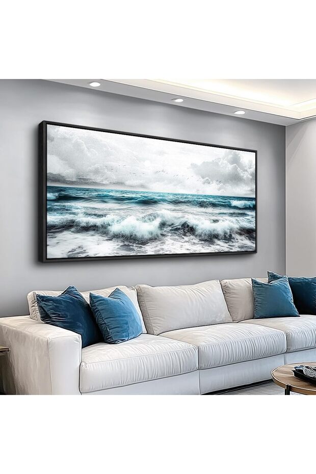 Beautiful Large Framed Canvas Wall Art50x100 cm – Wall Art Landscape Decor