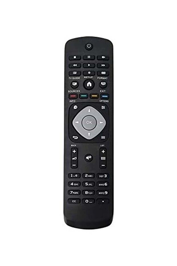 Remote Control For Philips LCD, LED, Smart TV Black