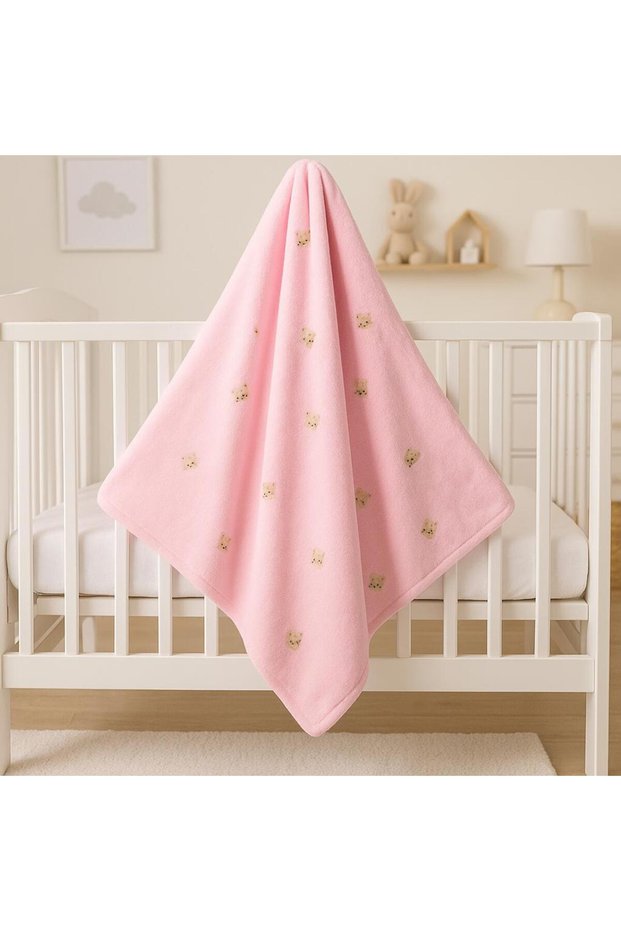 Wellsoft Premium Baby Blanket 90X110 / Newborn Baby Blanket Hanging Package