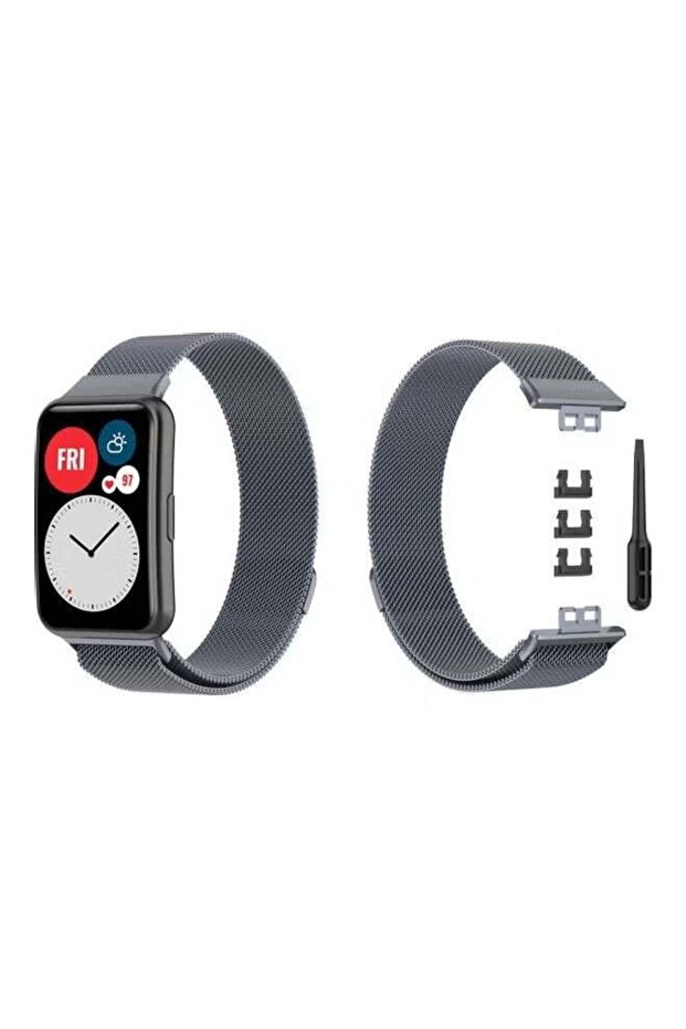 Milanese Replacement Band For Huawei Watch Fit Grey