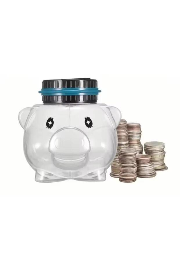 Peppa Pig Lcd Display Electronic Digital Coin Counting Piggy Bank (Counts Turkish Currency)