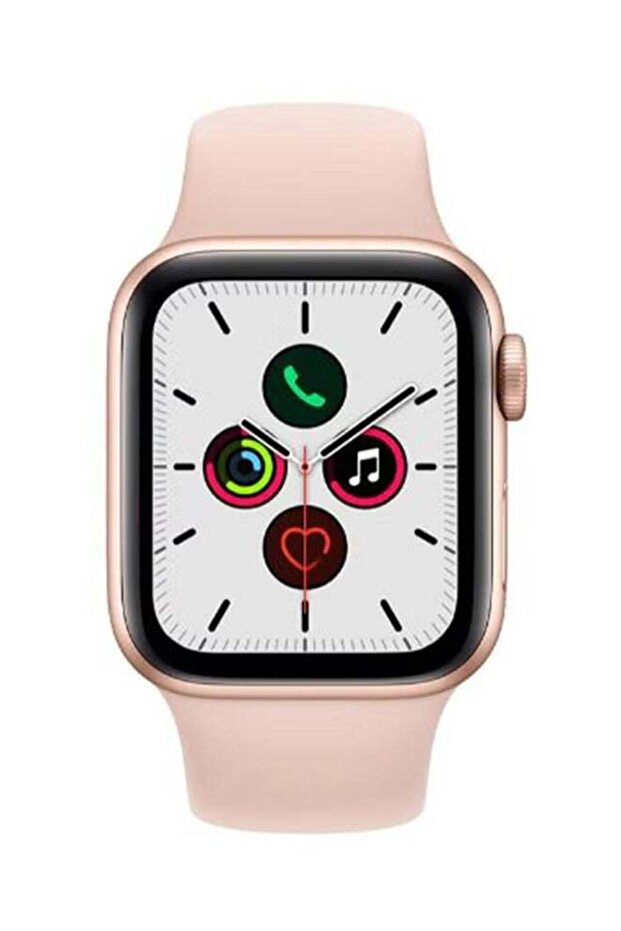 Silicone Replacement Band For Apple Watch Series 5/4/3/2/1 - Pink Sand