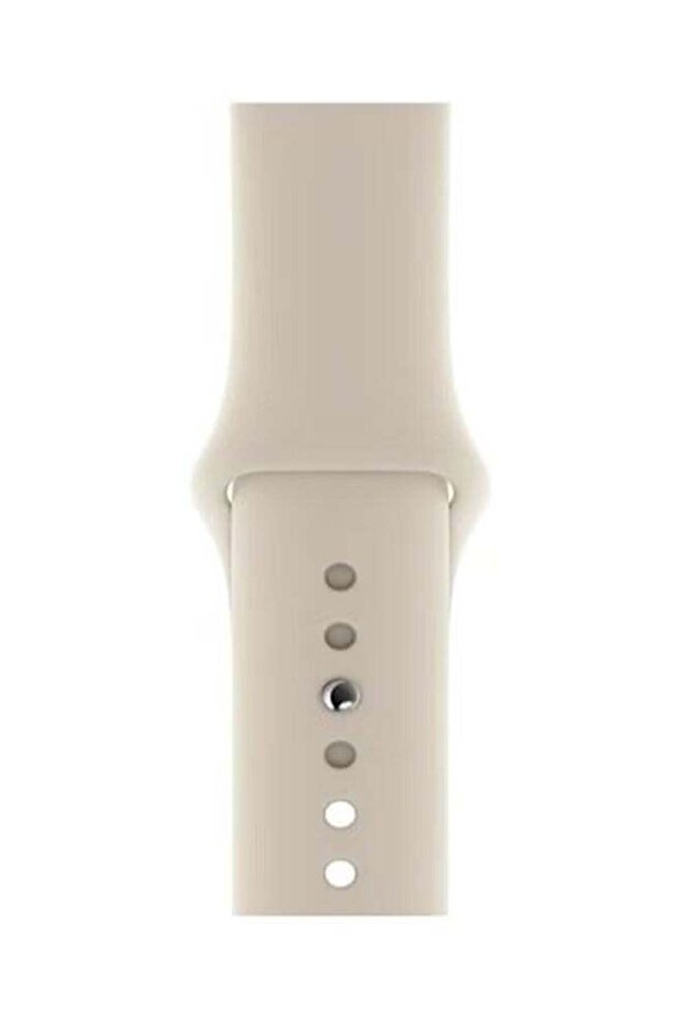 Solid Silicone Replacement Band For Apple Watch Series 5/4/3/2/1 - Stone
