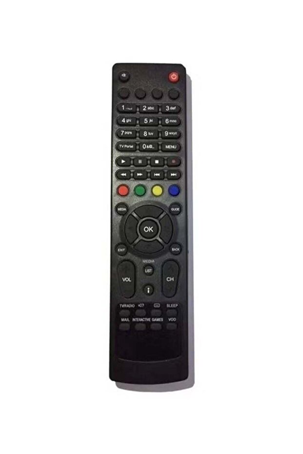 Elife Etisalat Universal Remote Control for Receiver - Black