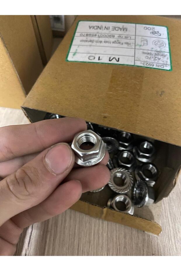 Altıgen M10 Flanşlı Somun - 2